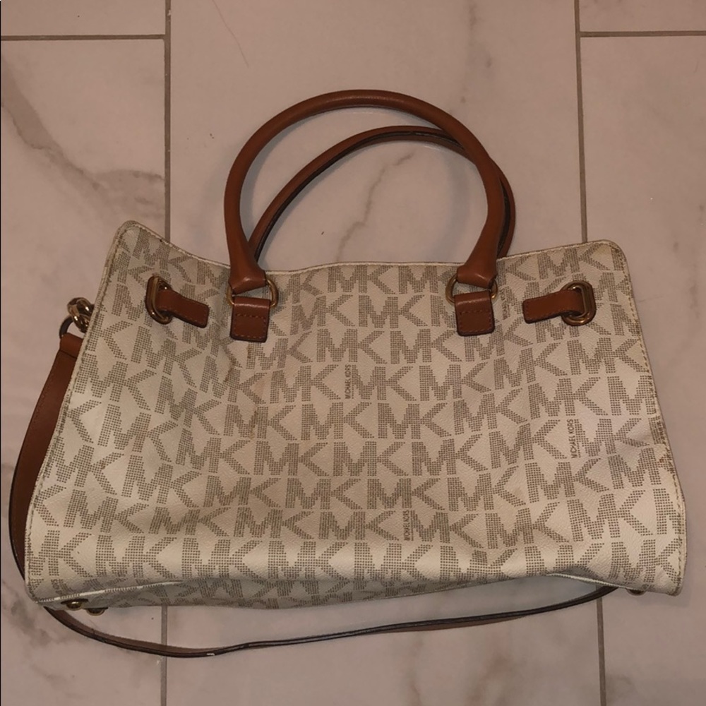 Michael kors white purse